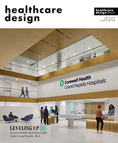 Cover of the June/July 2025 issue of Healthcare Design magazine