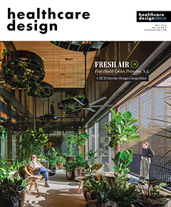 Cover of the April 2026 issue of Healthcare Design magazine