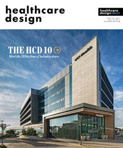 C1_HCD_0626_Cover_ExpoSite Cover of the April 2026 issue of Healthcare Design magazine