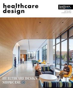 Cover of the April 2026 issue of Healthcare Design magazine