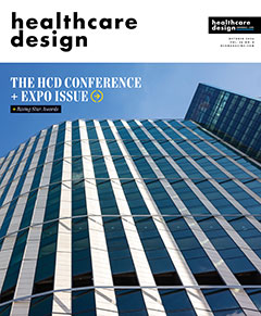 Cover of the April 2026 issue of Healthcare Design magazine